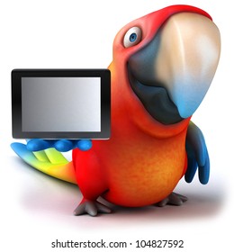 Parrot And Tablet