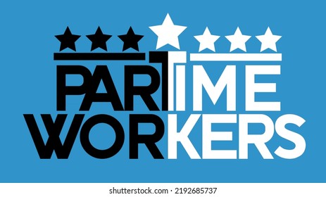 Part Time Worker Logos For Workers In Day