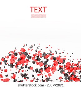 particle abstract background 3d