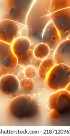 Particle Cell Photosphere Stacking Background Image