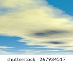 Partly Cloudy Sky - Digital Rendering