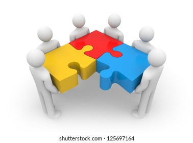 Partnership Team Work Business Men Person Stock Illustration 773146333