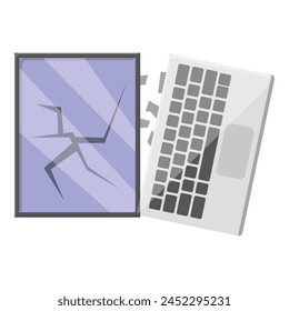 Parts laptop repair icon. Cartoon of Parts laptop repair icon for web design isolated on white background - Powered by Shutterstock