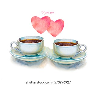 coffee cup and saucer clipart heart