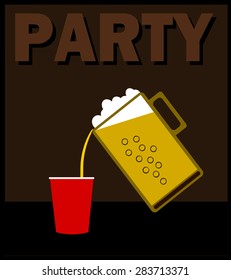 party design and beer