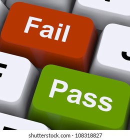 Pass Or Fail Keys To Show Exam Or Test Results