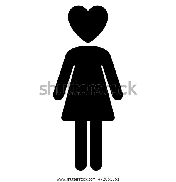 Passion Woman Icon Glyph Style Flat Stock Illustration 472051561 5705