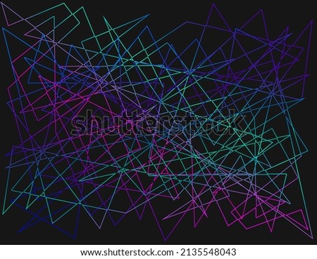 Pastel angular lines in a dark background