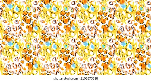 Pastel Background Blue. Colored Animal Skin Abstract. Safari Skin. Psychedelic Panther Texture. Watercolor Round Shapes. Rainbow Animal Skin Patterns. 