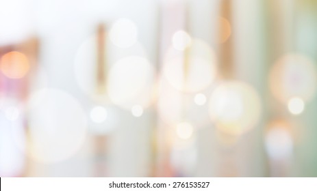 Pastel Bokeh Defocused Lights For A Background.