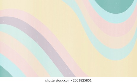 Pastel color blur background with rainbow wavy shapes, modern smooth gradient background color. For covers, wallpapers, branding, business cards, social media and other projects. - Powered by Shutterstock