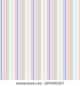 Pastel Colored Vertical Stripes Pattern