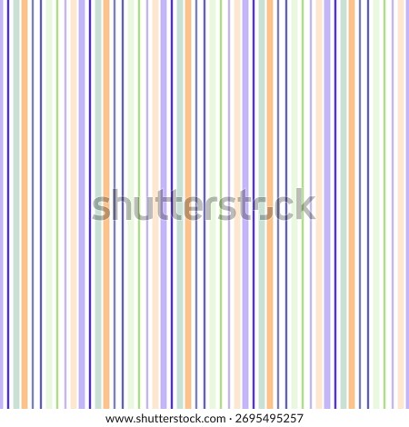 Pastel Colored Vertical Stripes Pattern