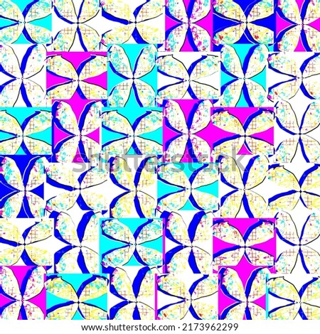 pastel colors square grid pattern, design suitable for digital printing
