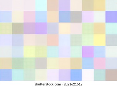 Pastel Colour Squares Grid Design Stock Illustration 2021621612 ...