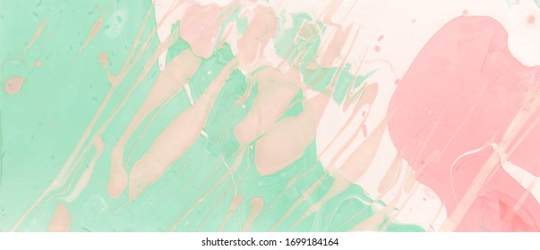 Pastel Distressed Aquarelle Art. Abstract Dirty Marbling Art. Trendy Flyer Fluid Marble Mineral. Liquid Marbling Template. Wavy Texture Effect. Pastel Panorama Abstract Template. - Shutterstock ID 1699184164