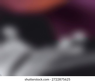 Pastel Gradient with Soft Grain Effect, Warm Sunset Grainy Gradient in 4K