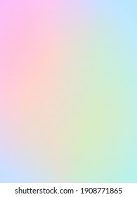 Pastel Gradient Spring Color Decorative Background Texture Web Template Design Creativity Concept