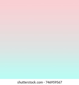 Pastel Millennial Pink Mint Gradient Background  De  focused abstract background for your design  Copy space