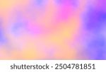 Pastel neon cloudy background 8K 16:9, copy space. Magenta pink purple orange gradient. Abstract fluorescent fluffy poster, cover, banner. Smoke fog watercolor paint digital texture. Ethereal fantasy