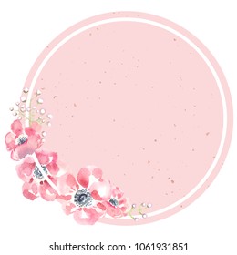Pink Background Circle gambar ke 8