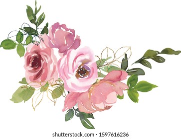 Watercolor Floral Images, Stock Photos & Vectors | Shutterstock