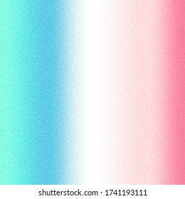 Pastel Pink, White, Turquoise Green Mint Trend Color Colors In Gradient Blurred Pattern Colorful Scheme With Grain, Noise, Glitter Effect. Suitable For Backgrounds And Printing.