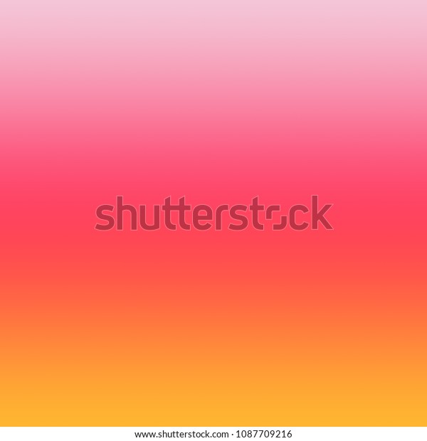 Pastel Pink Yellow Gradient Background Ombre Stock Illustration