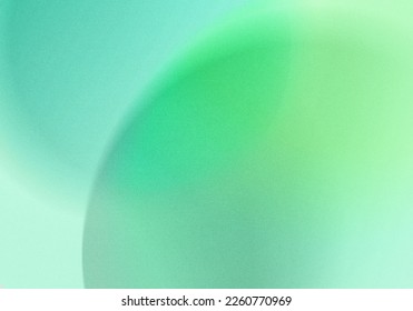 Pastel Soft Green Gradient Abstract Round Shape Grainy Texture Background Wallpaper