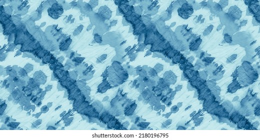 Pastel Tie Dye, Seamless Hand Drawn Watercolor Canvas.  Chinese Artistic Watercolor Painting.  Seamless Navy Navajo Geometric Tie Dye Wallpaper.  Seamless White Cloth. 