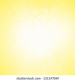 pastel yellow background white abstract design, vintage grunge background texture, distressed rough border frame, abstract bright gold background color splash white center, white paper, brochure ad
