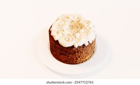 Pastry Chocolate Cake, Dry Cake, Birthday Cake Cookie | Perfect for Dessert Displays, Bakery Promotions, and Food Photography | Ideal for Celebrations and Special Occasions - Powered by Shutterstock