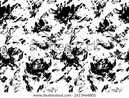 patchwork floral pattern with ikat style and hand made motifs. damask style pattern for textil and decoration. Abstract grunge texture design on a white background.
