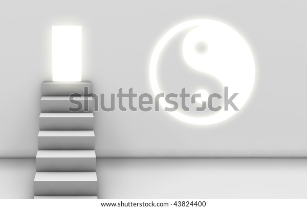 Path to\
Enlightenment with a Yin Yang\
Spiritual
