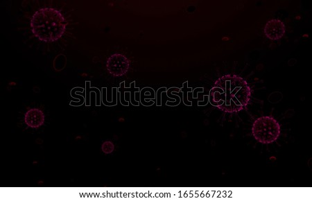 Pathogen outbreak and viral infection attack inside body system showing immune defense, scientific discovery of microorganism behavior in health crisis conditions and pandemic awareness, 3D Rendering
