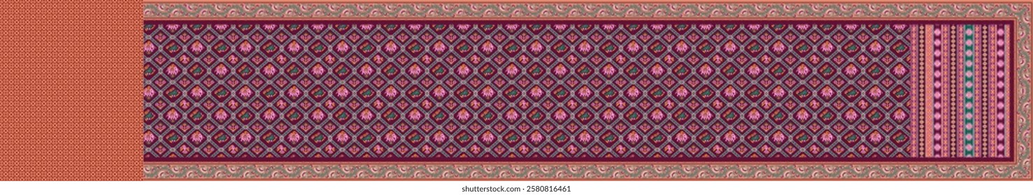 patola pattern design creation saree work