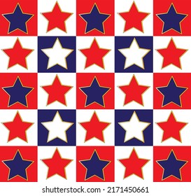 Patriotic Red White Blue Usa Background Stock Illustration 2171450661 ...