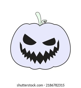 Patsel Halloween Clipart, Creepy Pastel Halloween Element