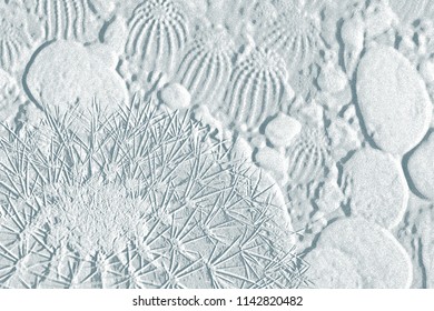 Pattern of abstract cactus 