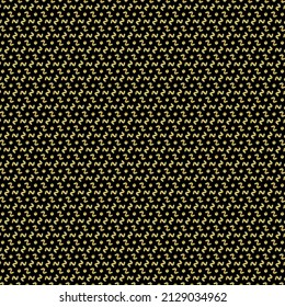 Pattern with abstract golden elements