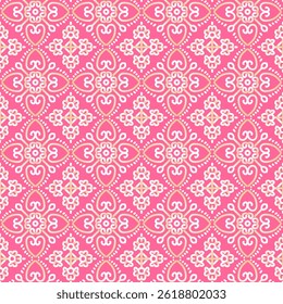 pattern batik flower damask