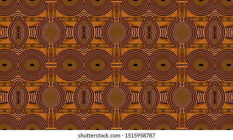 Pattern of a brown African fabric
