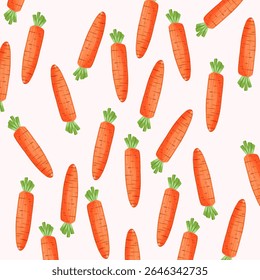 pattern with carrot background for wallpaper