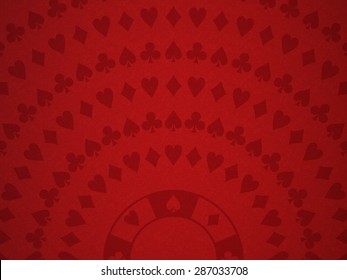 Pattern For A Casino On The Red Cloth