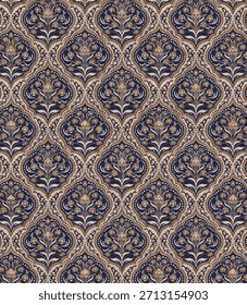 Pattern design with an authentic embroidery look.