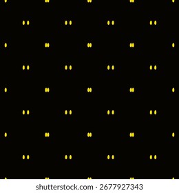 Pattern with the eyes of devil on the black background