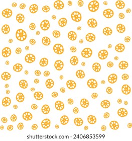 Pattern with lotus root motif,  background material