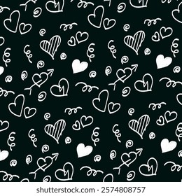 pattern love heart texture