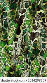 pattern made of snake textures, suitable for printing
