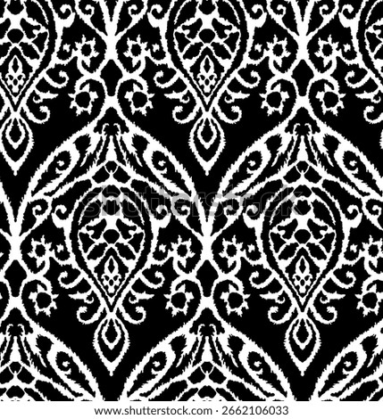 pattern suitable for printing created with ethnic style